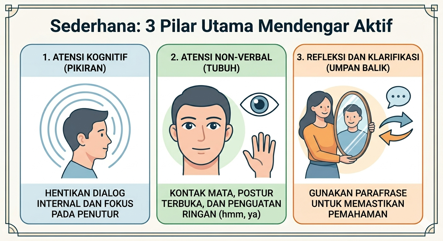 Ilustrasi Mendengar Aktif